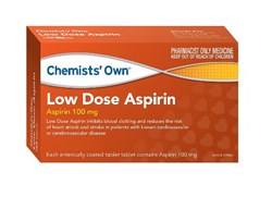 CHEMIST OWN CO LOW DOSE ASPIRIN TAB 28